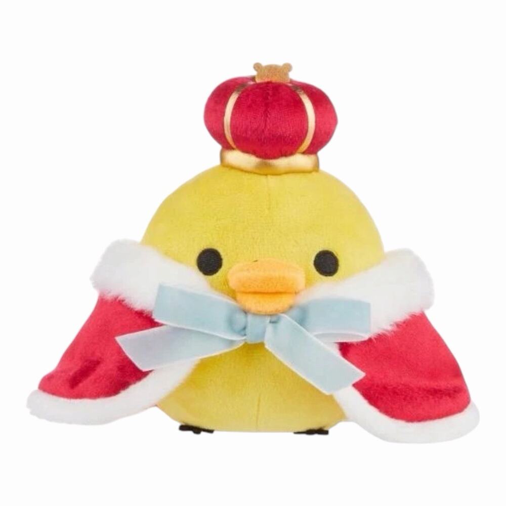 San-X Rilakkuma 20th Anniversary Edition Kiiroitori Cape & Crown Plush NWT